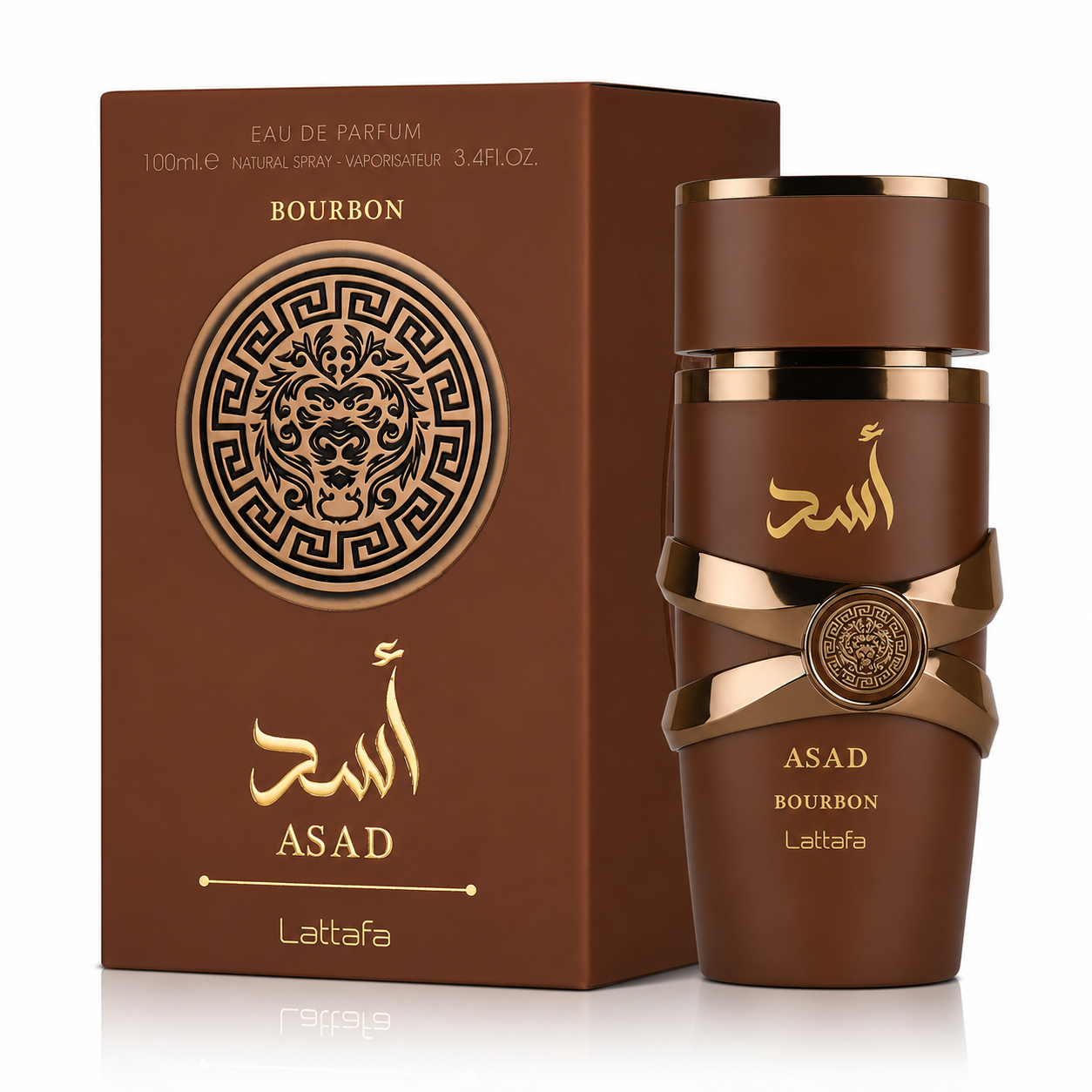 Perfume asad bourbon lattafa edp masculino 100ml