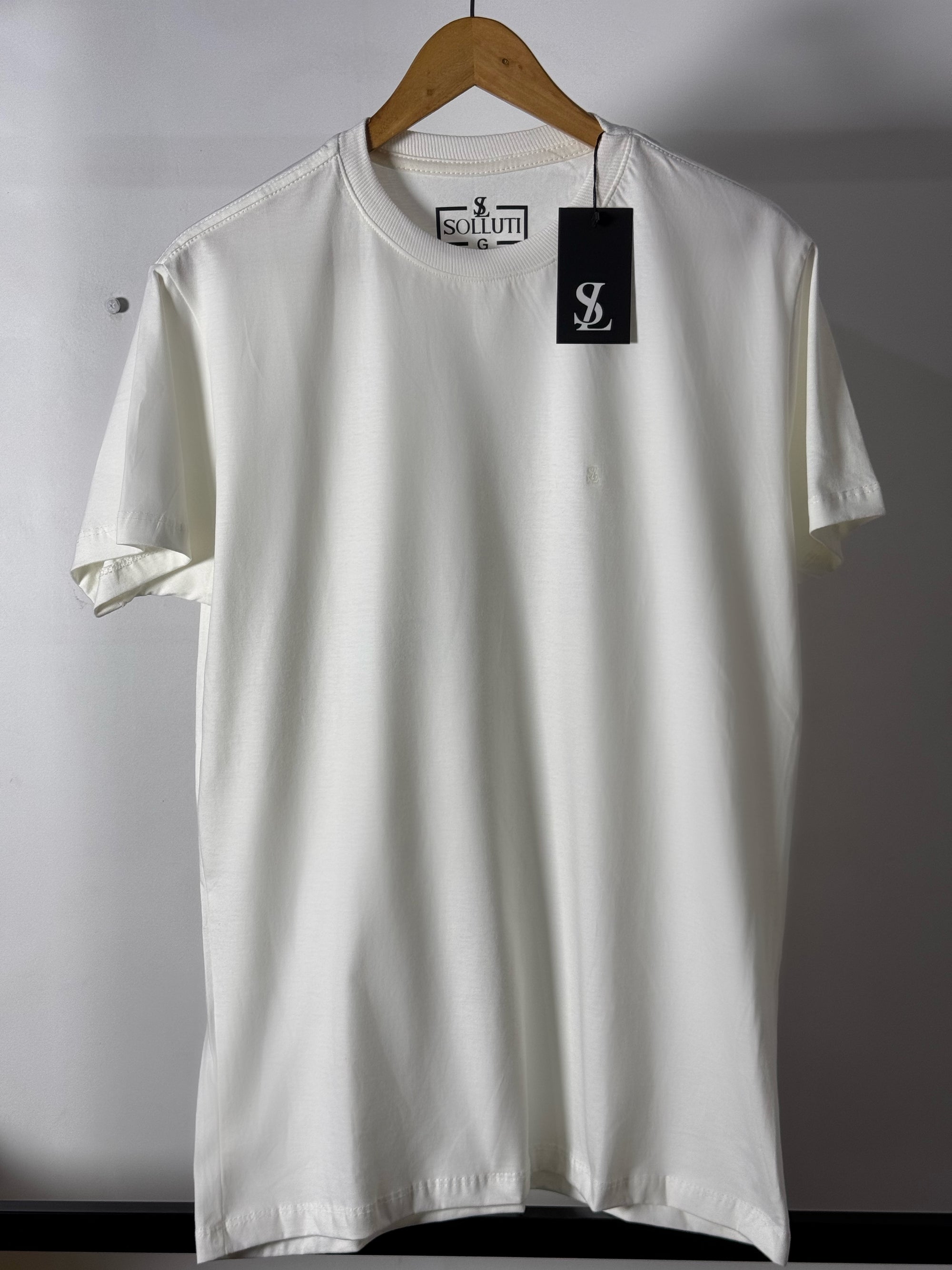 Camiseta Masculina Solluti Creme