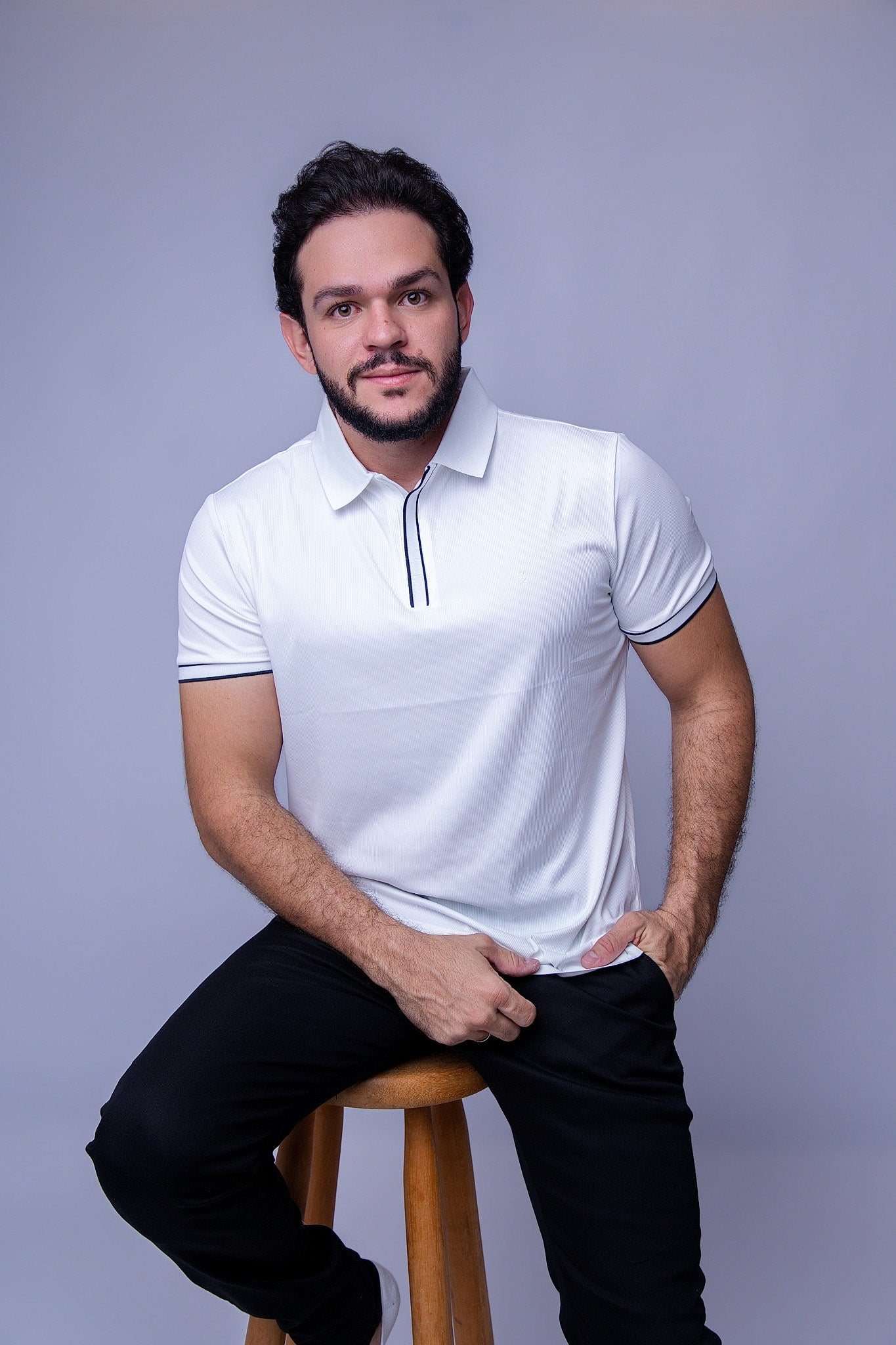 Camisa Polo Tech Ziper Solluti