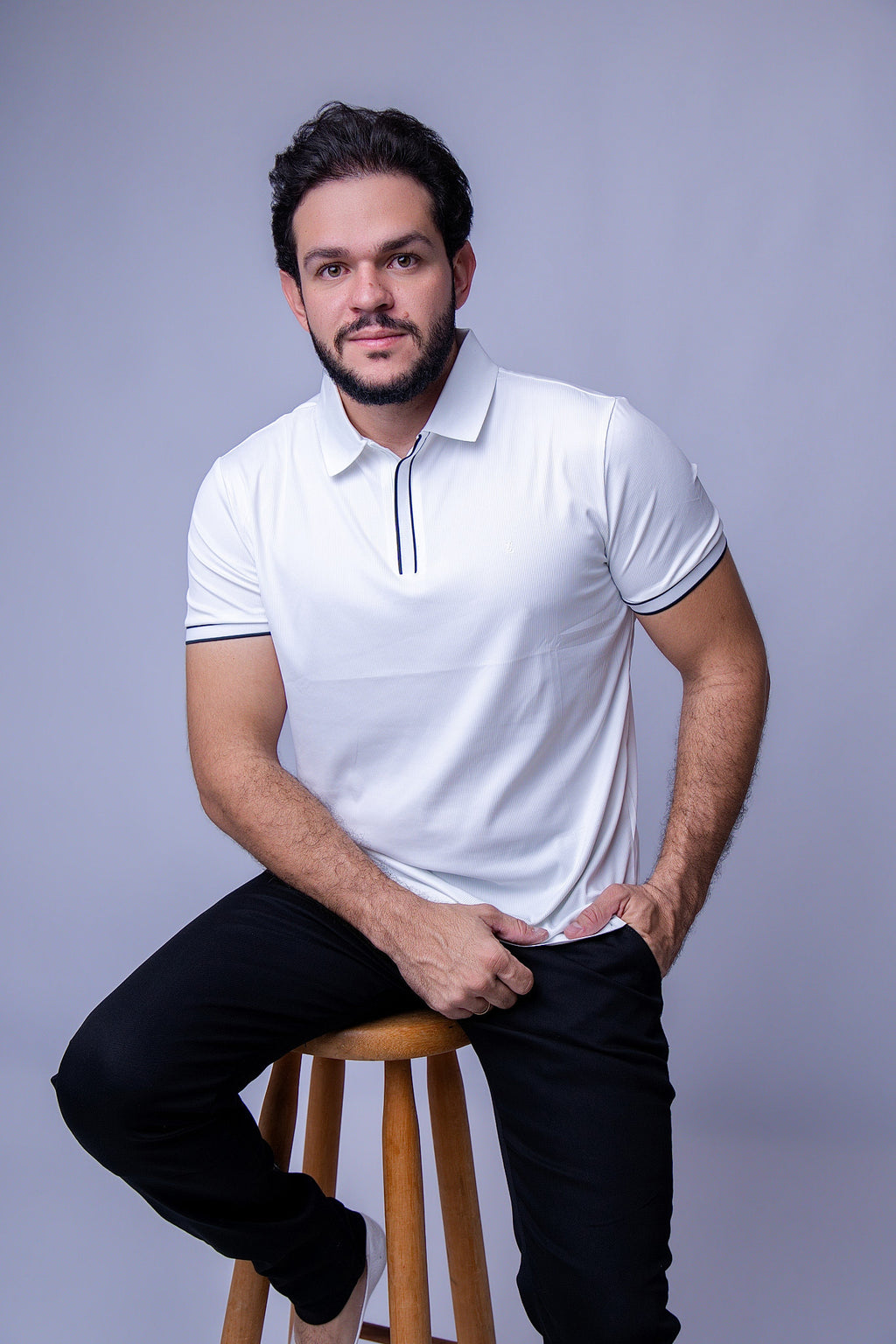 Camisa Polo Tech Ziper Solluti