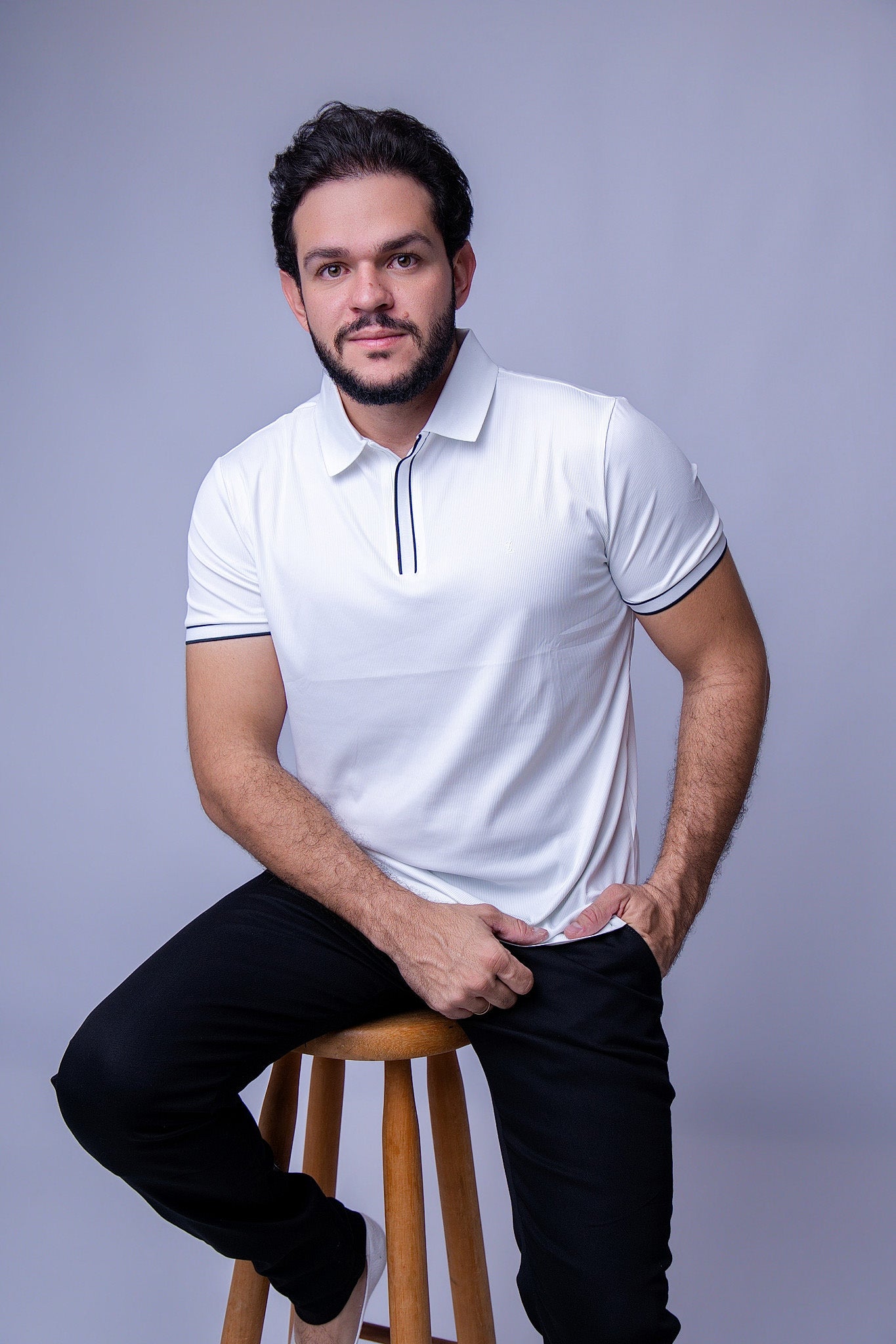 Camisa Polo Tech Ziper Solluti