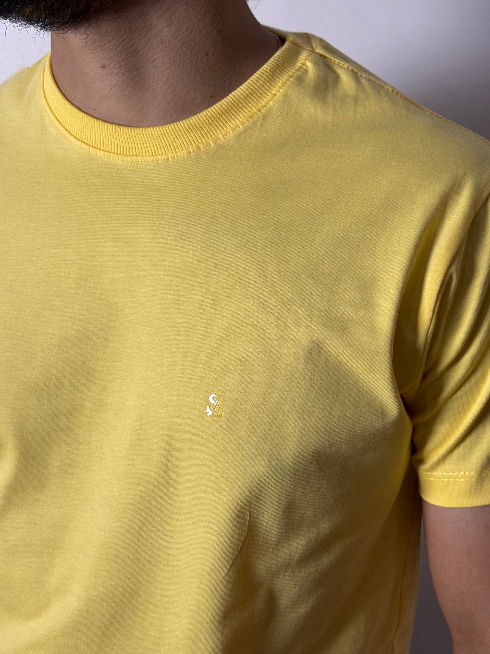 Camiseta Masculina Solluti Amarelo