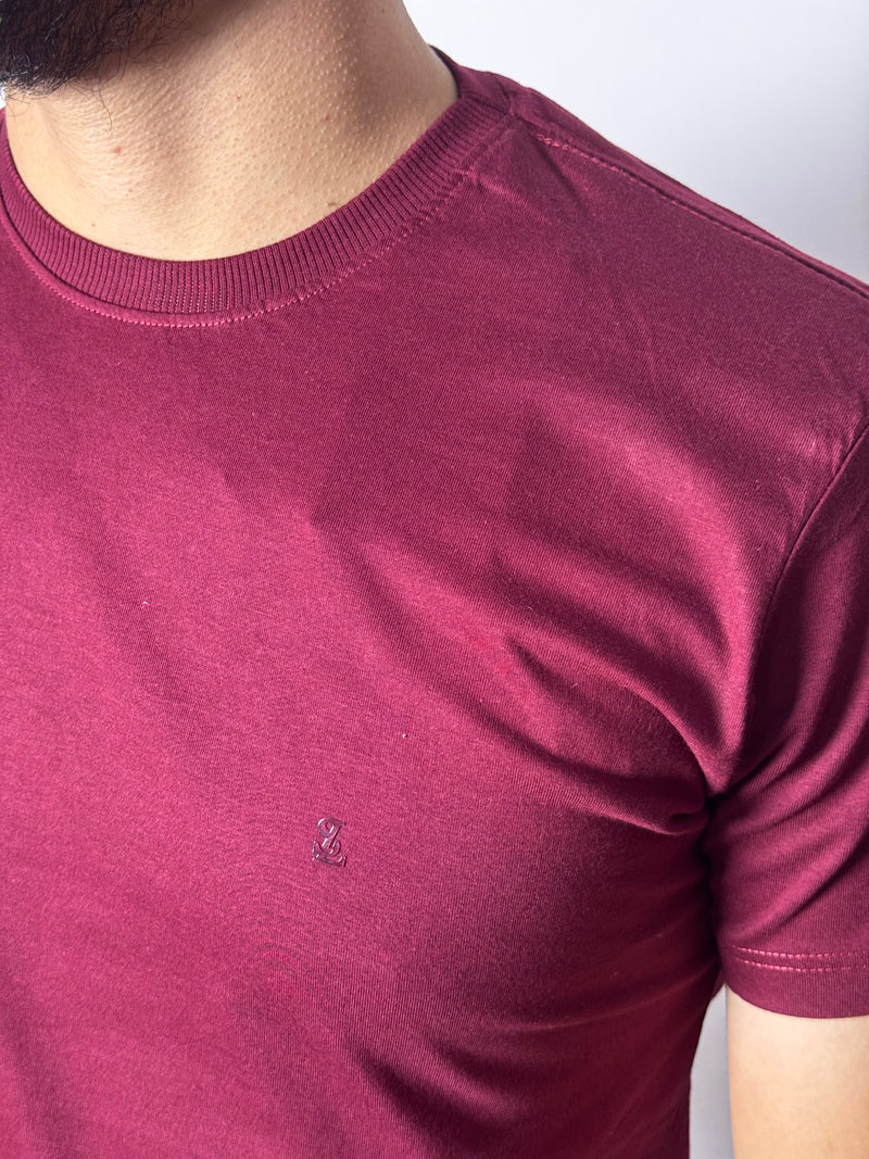 Camiseta Básica Solluti Vinho