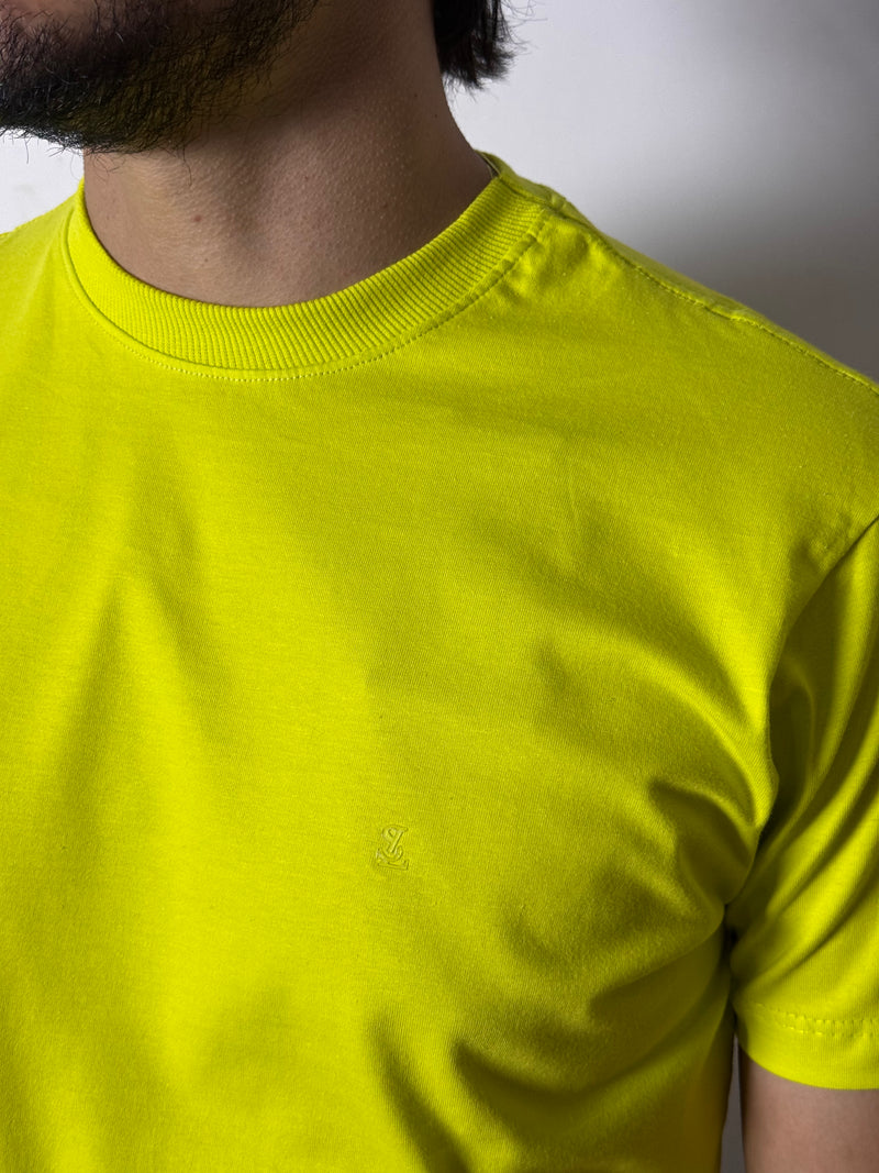 Camiseta Básica Solluti Verde Limão