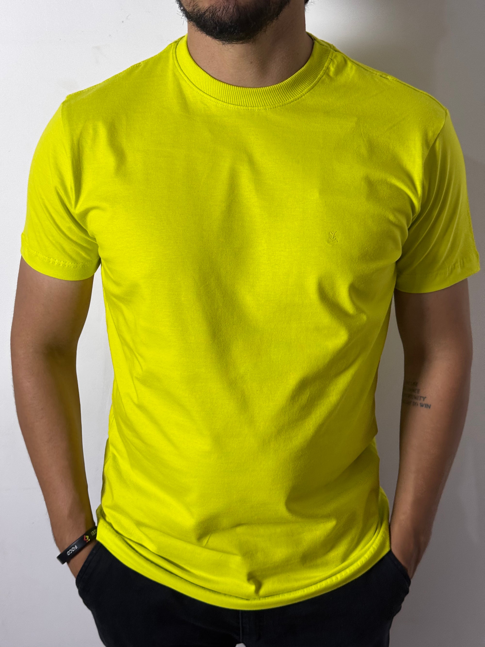 Camiseta Masculina Solluti Verde Limão
