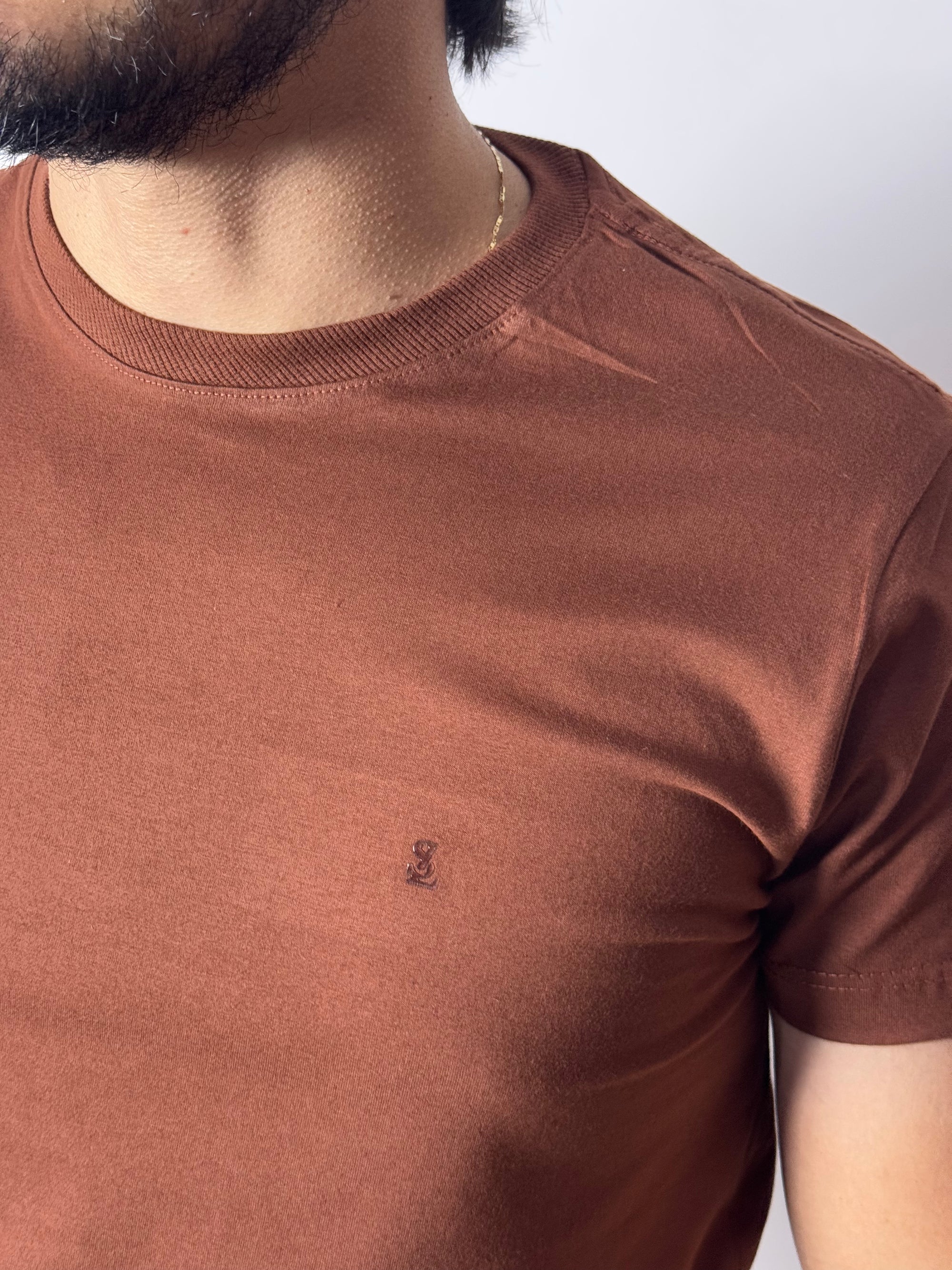 Camiseta Masculina Solluti Marrom