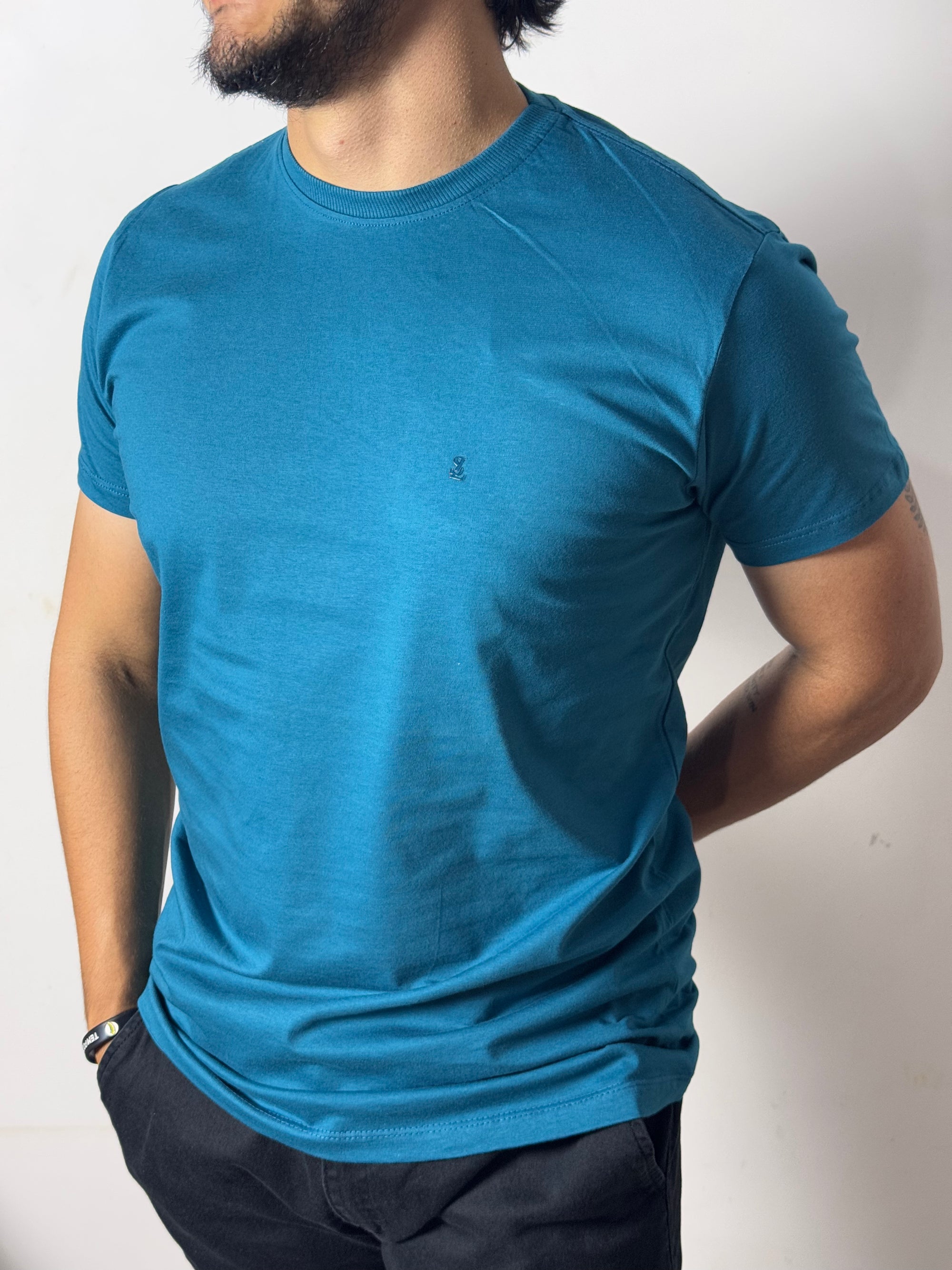 Camiseta Masculina Soluti Solluti turquesa