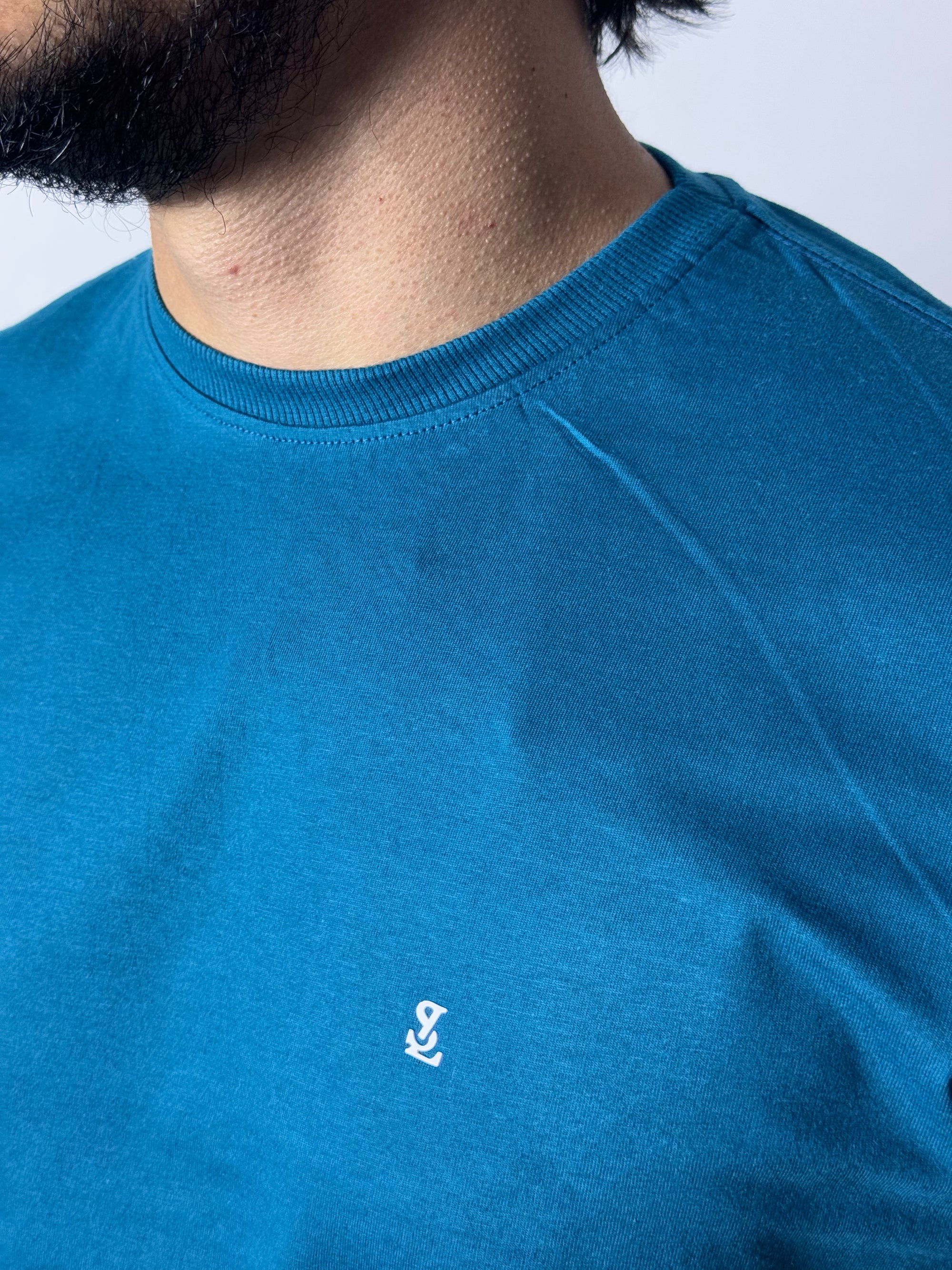 Camiseta Masculina Soluti Solluti turquesa