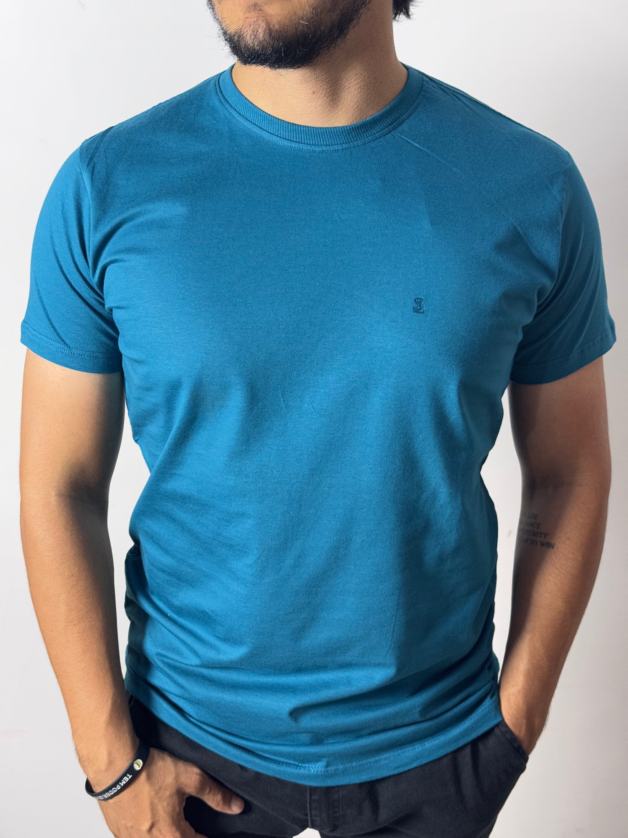 Camiseta Masculina Soluti Solluti turquesa