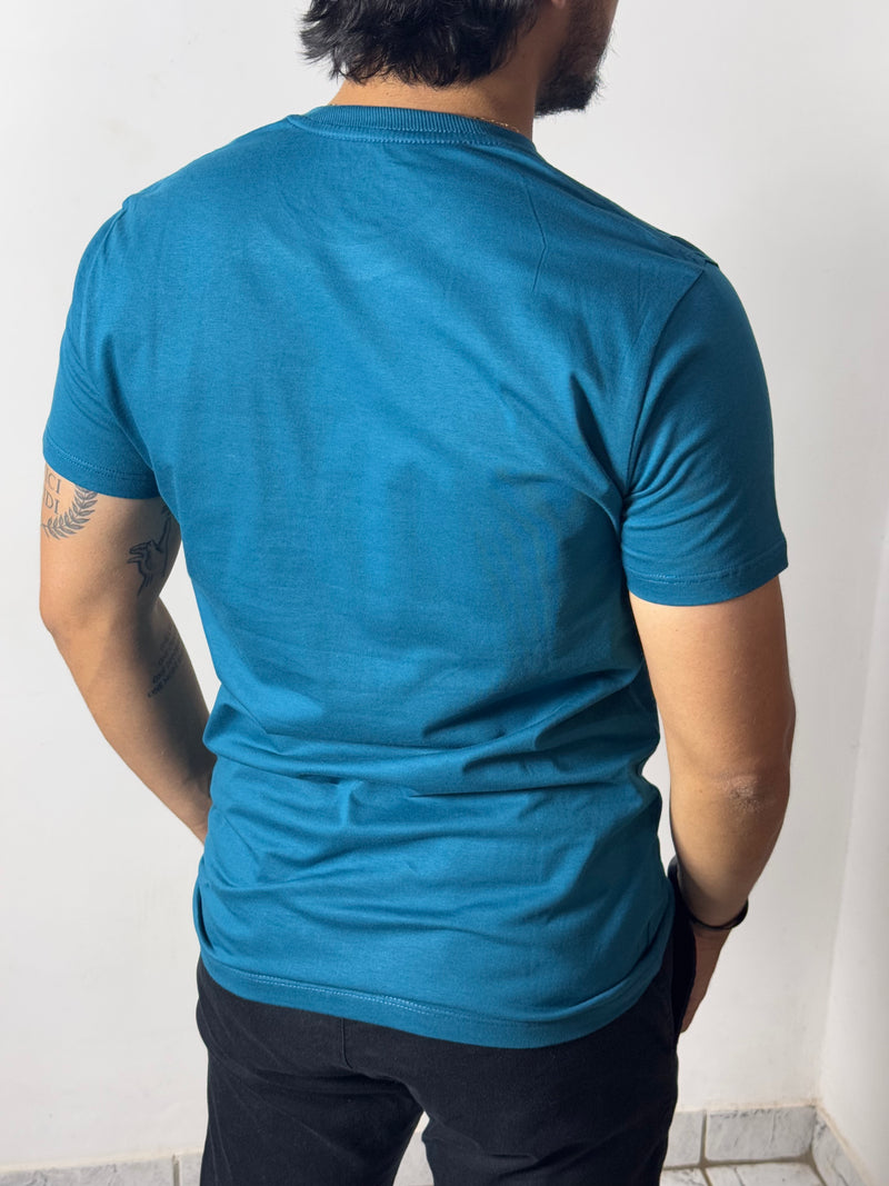 Camiseta Básica Soluti Solluti turquesa