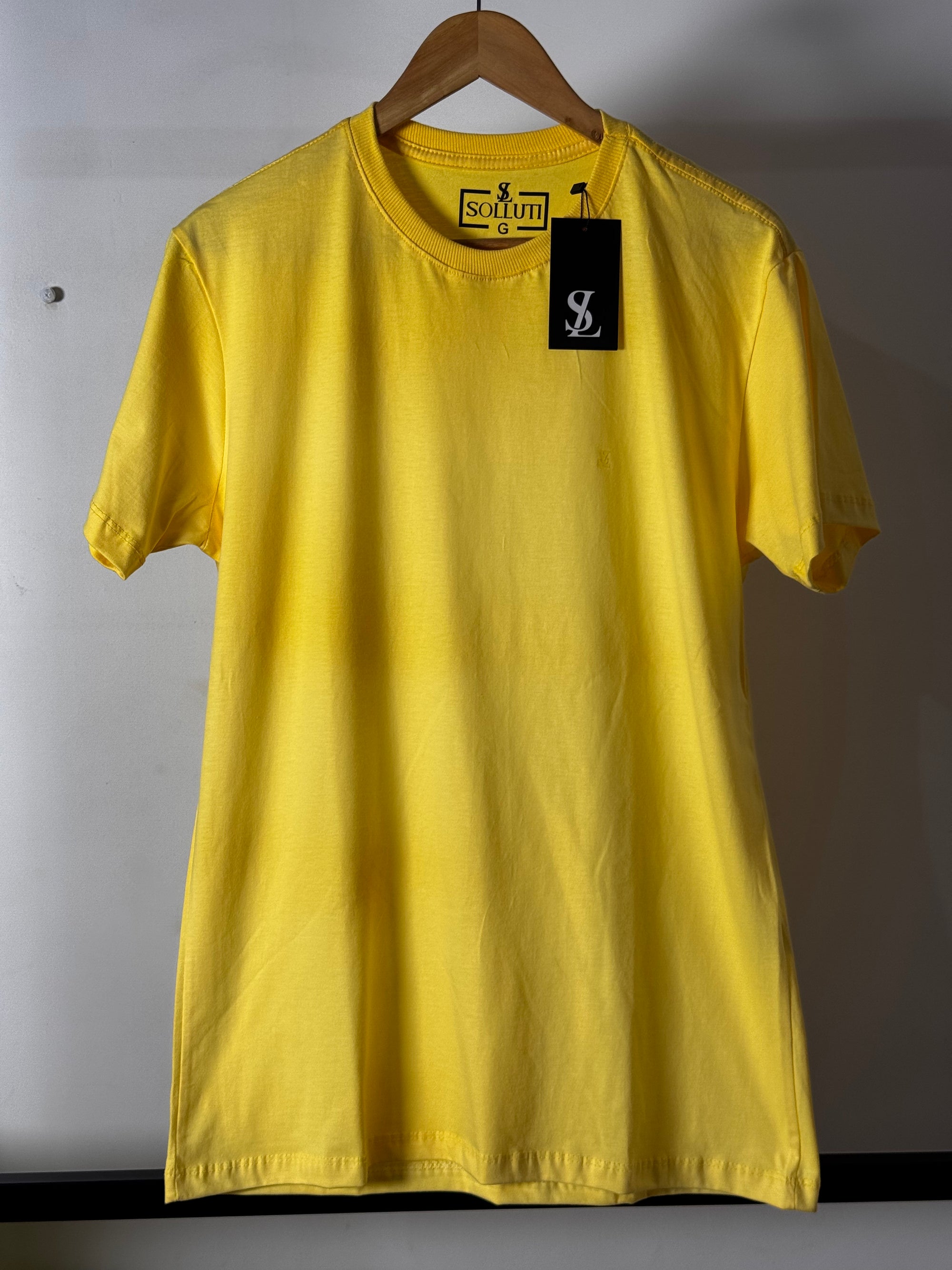 Camiseta Masculina Solluti Amarelo