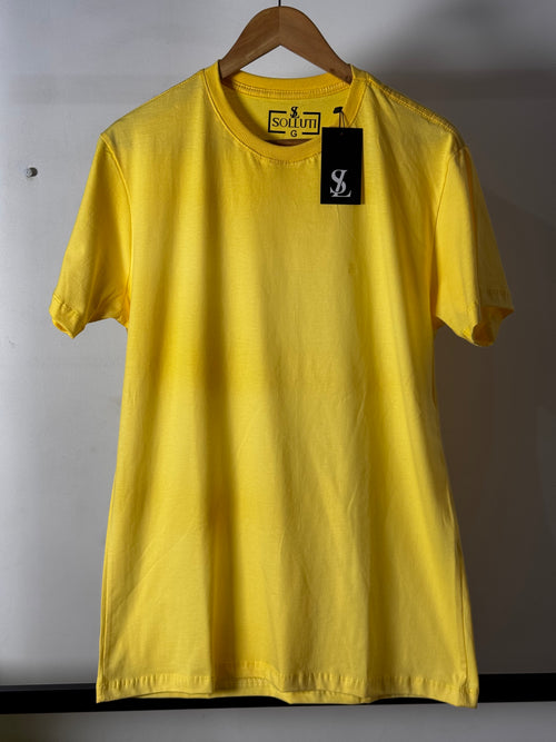 Camiseta Masculina Solluti Amarelo