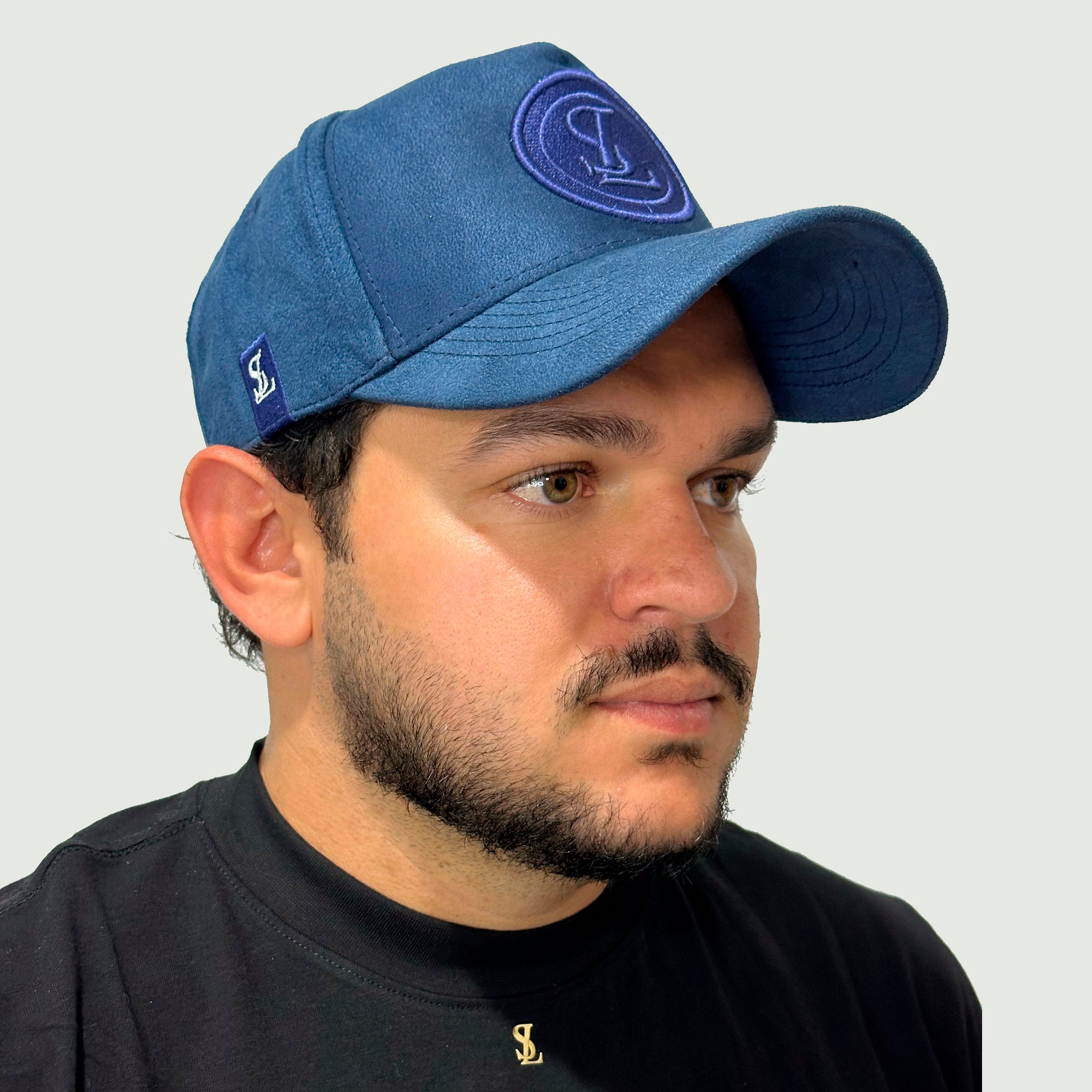 Boné Solluti Trucker Camurça Azul