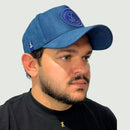 Boné Solluti Trucker Camurça Azul