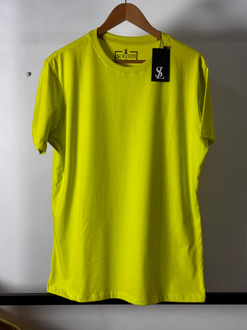 Camiseta Básica Solluti Verde Limão