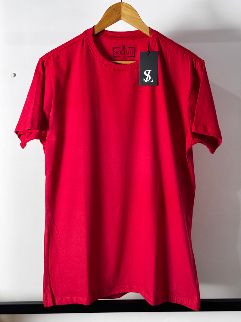 Camiseta Básica Solluti Vermelho